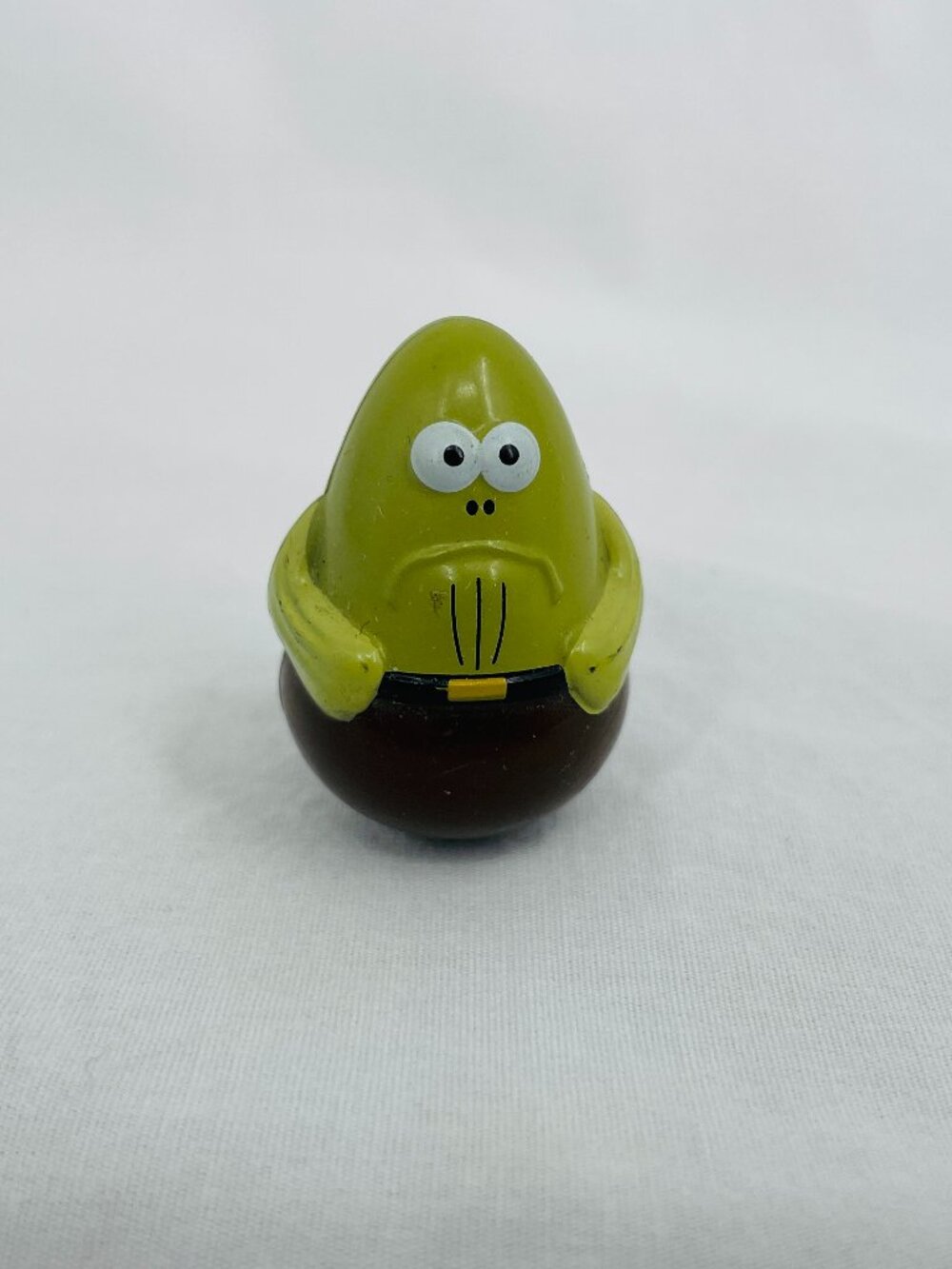 Vintage Viacom Sponge Bob Square Pants Weeble Wobble Fred Fish Figure